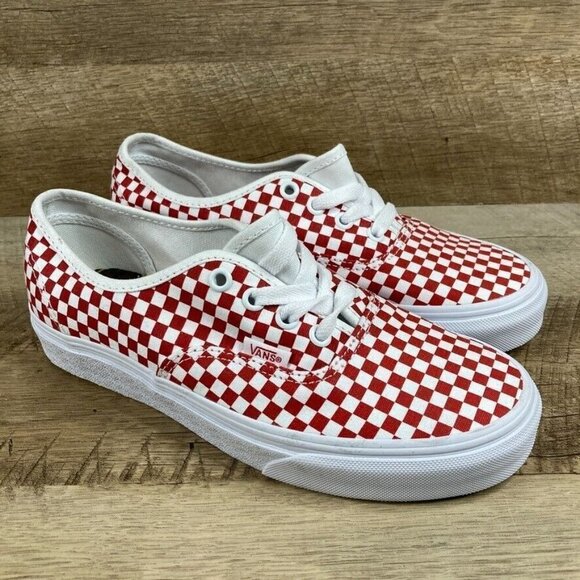VANS Authentic Van Doren Special Red Checkerboard 2023 Mens 5.5 Womens 7 NEW